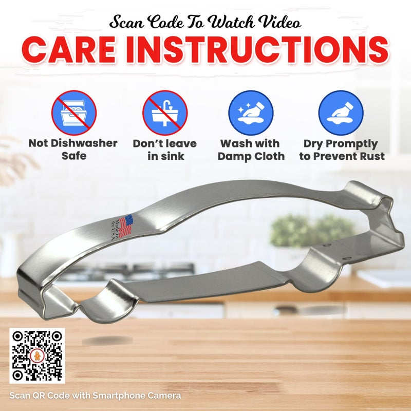 CookieCutter.com CookieCutter Race Car Cookie Cutter 5 Inch â€“Tin Plated Steel Cookie Cutters - Race Car Cookie Mold - Image 5